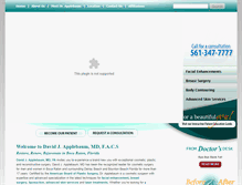 Tablet Screenshot of bocaratoncosmeticsurg.com